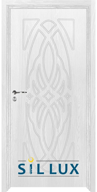 Интериорна врата Sil Lux, модел 3007P-F, цвят Снежен бор