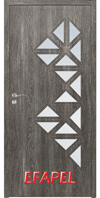 Интериорна врата Efapel, модел 4558O, цвят Сив ясен